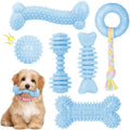 6 Pack Red Dog Chew Toys, Small Dog Teething Toys, Dental Health & Interactive Play